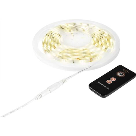 Sygonix Flex-Stripe SY-5224782 Kit base striscia LED con spina 230 V 3 m Bianco caldo (1/5)