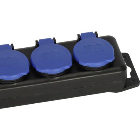 Brennenstuhl 9123020537 Multipresa senza interruttore Nero