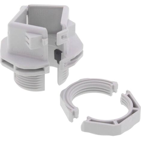 Wiska 10108663 Pressacavo filettato con controdado M20 Poliammide Grigio (RAL 7035) 1 pz.