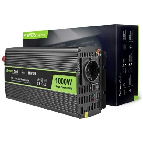 Green Cell Inverter INV09 1000 W 12 V - 230 V (1/7)