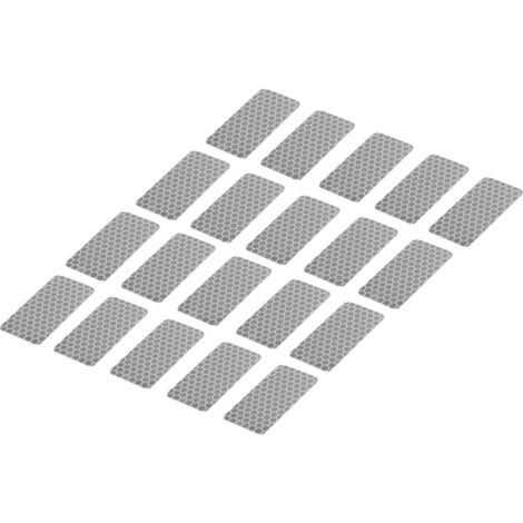 TOOLCRAFT KLEBESTREIFEN RTS ARGENTO (L X B) 50MM X 25MM 1563940 20ST. (1/2)