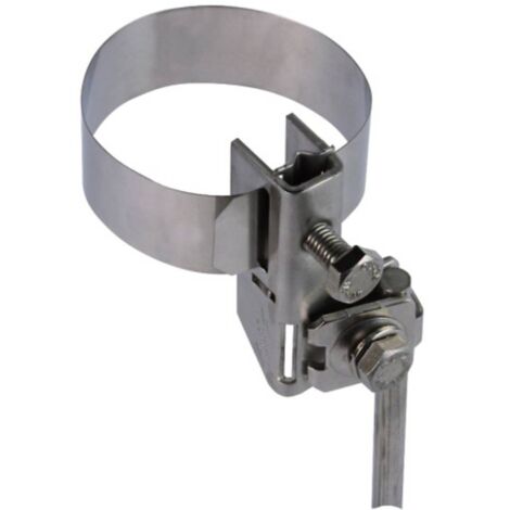 DEHN 540100 BRS 16.168 AK1X10 2X6.8 V2A Collare per tubi antenna 1 pz. (1/5)