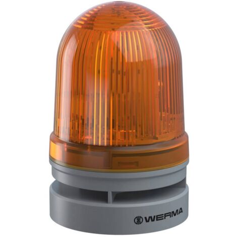 Werma Signaltechnik  Segnalatore luminoso Werma 461.320.70 Giallo 12 V/DC 110 dB (1/2)