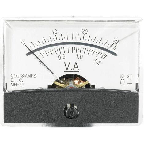 Strumento di misura analogico da pannello VOLTCRAFT AM-60X46/30V/1,5A/DC 30 V/1,5 A N/A