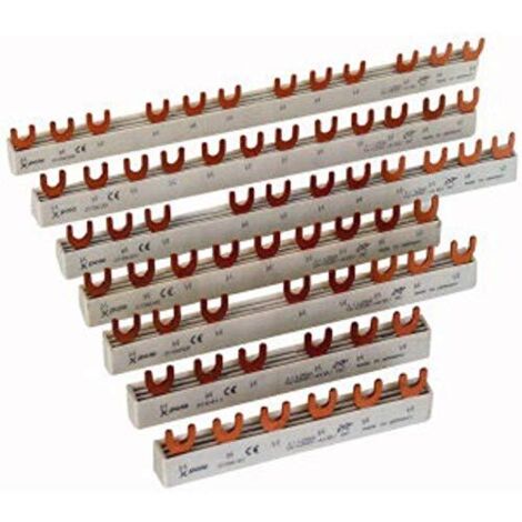Eaton 215643 Sbarra collettrice eaton vario euro 63A ballast elettronico-4trifase con l'12MO/ Phase busbar 4 poli 10 mm