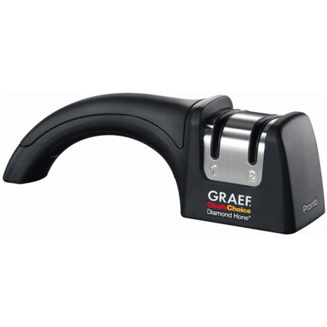 Graef PRONTO PRONTO Affilacoltelli Nero, acciaio inox (1/3)