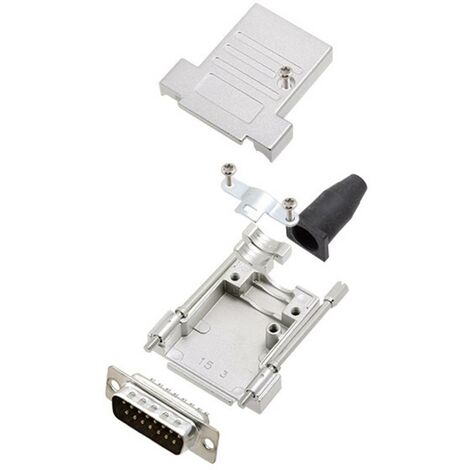 Amphenol L17DTSL09-RG-LJS-T+L717SDE09P KIT connettori maschio SUB-D 180 ° Numero Poli (num): 9 Punte a saldare 1 pz. (1/2)