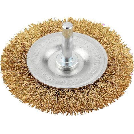 KWB 609313 SPAZZOLA A DISCO, FILO DI OTTONE FILO, 75 MM 1 PZ. (1/3)