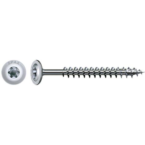 SPAX 251010800505 Vite da legno 8 mm 50 mm T-STAR plus Acciaio WIROX 50 pz.