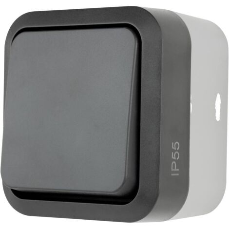 REV Completo Commutatore AquaStorm Grigio chiaro, Nero 0004300400 1 pz.