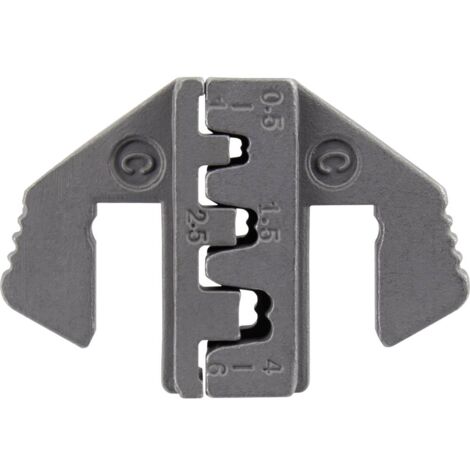 TOOLCRAFT  PLE-0C TO-7875681 Matrice per crimpatrice Spina piatta 0.5 fino a 6 mm² Adatto per marchio (Pinze)