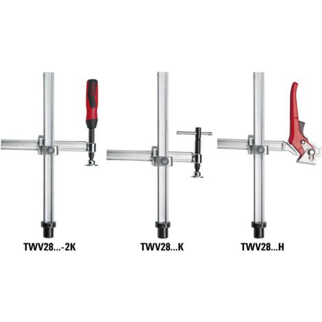 elemento di serraggio Bessey twv16-20-15h forza 2500 N portata variabile