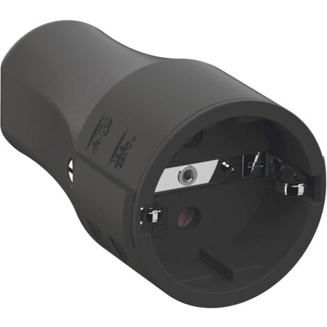 Bachmann 960.103 Presa di sicurezza Polipropilene 250 V Nero IP20 (1/2)