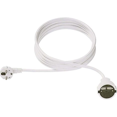 Bachmann 341.286 Alimentazione Prolunga Bianco 5.00 m H05VV-F 3G 1,5 mm² (1/4)