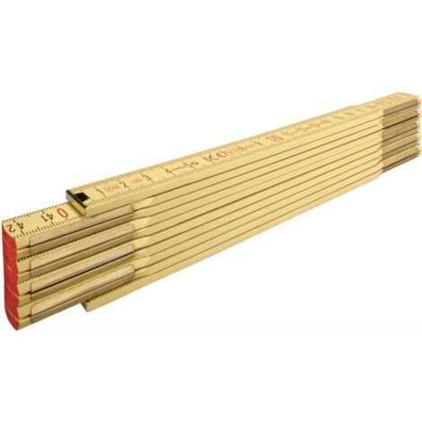 Stabila Holz-Gliedermaßstab Type 600 1104 Metro ad asta 2 m Legno di faggio