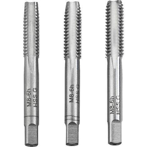 kwb 443303 KIT maschi e filiere 3 parti M3 0.5 DIN 352 HSS 3 pz. (1/3)