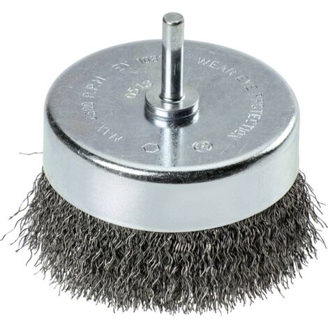 kwb Spazzole a tazza, filo in acciaio HSS ondulato, per l'uso con trapani e avvitatori a batteria 602433 1 pz. (1/3)