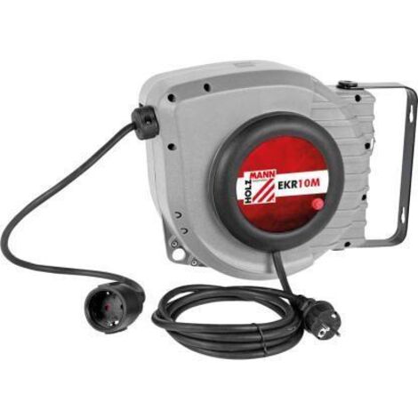 Avvolgicavo Elettrico Automatico Ribimex 9 M - Con Presa 2P+T, Cavo 1,5 Mm&sup2;, Sicurezza Termica