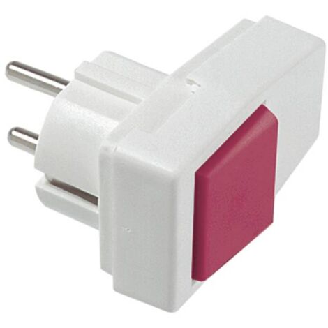 Bachmann 911.273 Spina di sicurezza Plastica con interruttore 250 V Bianco IP20 (1/3)