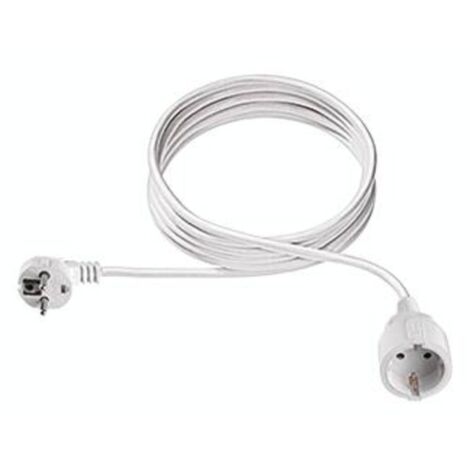 Bachmann 341.202S Alimentazione Prolunga 16 A Bianco 5.00 m H05VV-F 3G 1,5 mm² (1/3)