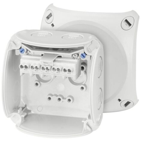 Hensel 62000002 Boîte De Dérivation  L X H  104 Mm X 104 Mm Gris Clair Ral 7035 Ip66 1 Pc S 88307798