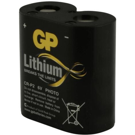 GP Batteries GPCRP2STD093C1 Batteria per fotocamera CR-P 2 Litio 6