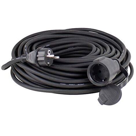 AS Schwabe 60315 Alimentazione Prolunga 16 A Nero 15.00 m H05RR-F 3G 1,5 mm²