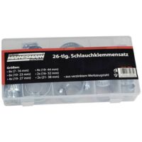 Brüder Mannesmann Fascetta stringitubo M60026 Intervallo Ø fascio 7 fino a 44 mm 1 KIT