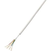TRU COMPONENTS 1565796 Cavo per allarmi LiYY 20 x 0.22 mm² Bianco 50 m