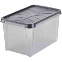 Orthex 3462050 Scatola di immagazzinaggio (L x L x A) 60 x 40 x 35 cm Grigio 1 pz.