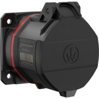 Presa Da Parete Walther Werke CEE 16A 5 Poli 6h IP54, Con Morsetto Push-in, 230/400V