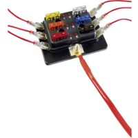 SecoRüt FHA506 LED Distributore Fusibile a lama standard Poli 6 30 A 1 pz.