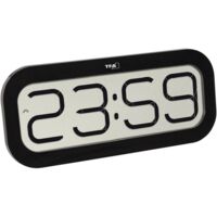 TFA Dostmann 60.4514.01 Radiocontrollato Orologio da parete 2.8 cm x 32.1 cm x 14 cm Nero