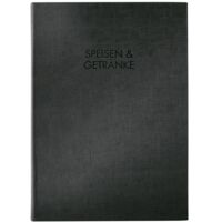 Sigel Cartellina di menu SM111 Nero 1 pz.