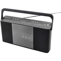 soundmaster RCD1870SW Radio CD DAB+, FM AUX, CD, DAB+, MP3, FM Grigio, Nero