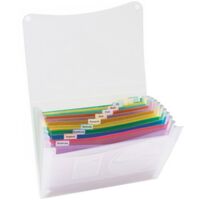 Soennecken Borsa porta documenti a soffietto 370682300 DIN A4 Numero scomparti:13 Translucido 1 pz.