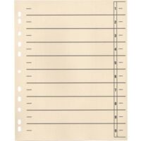 Soennecken Foglio divisore 1554377 DIN A4 190 g/m² 100 pz.