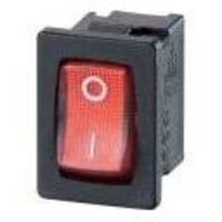 UNBEKANNT 3631-813.22 INTERRUTTORE A BILANCIERE COLORE DELLA CASSA: NERO, ROSSO