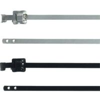 HELLERMANNTYTON 111-91163 MLT16SSC10-SS316/SP-BK - FASCETTA STRINGICAVO 430 MM, 10 MM, COLORE: NERO