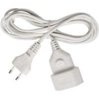 Brennenstuhl 1161660 Alimentazione Prolunga Bianco 3.00 m H03VVH2-F 2X 0,75 mm²