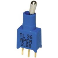 APEM TL39WW05000 TL39WW05000 Interruttore a levetta 20 V DC/AC 0.02 A 1 x On/Off/On Permanente / 0 / Permanente 1 pz.