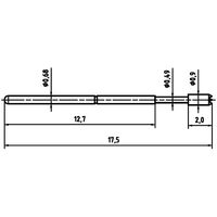 PTR 1007-C-0.7N-AU-0.9C Puntale di misura