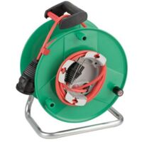 Brennenstuhl 1098560001 Avvolgicavo 38 m Rosso (opaco) Spina schuko