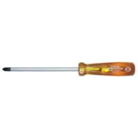 C.K T4812 1 Officina e meccanica Cacciavite a croce PH 1 Lunghezza della lama: 80 mm DIN ISO 8764