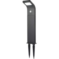 Sygonix SY-4677494 Lampada LED da terra per esterno con rilevatore di movimento LED (monocolore) 1.2 W Nero
