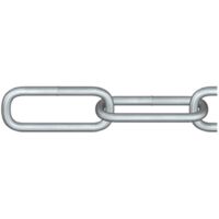 dörner + helmer 171896 Catena in acciaio tondo Argento Acciaio galvanizzato zinco 10 m