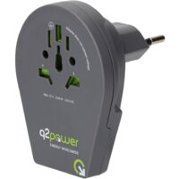 Q2 Power q2-1-1.00200-TH Adattatore da viaggio