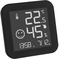 TFA Dostmann BLACK & WHITE Termoigrometro Nero 30.5054.01