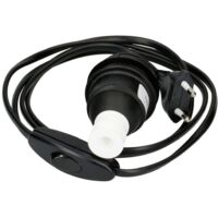 Max Hauri 111816 Portalampada E27 230 V con spina europea