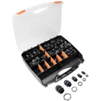 Quadrios 2102CA110 Assortimento di pressacavi PA66 Nero (RAL 9005) 1 KIT